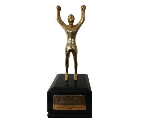 Corporate award trophy representing excellence and achievement